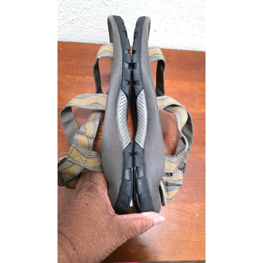 The‎ North Face Men's Hiking Sandals Size 13 Gray & Orange Adjustable Straps
